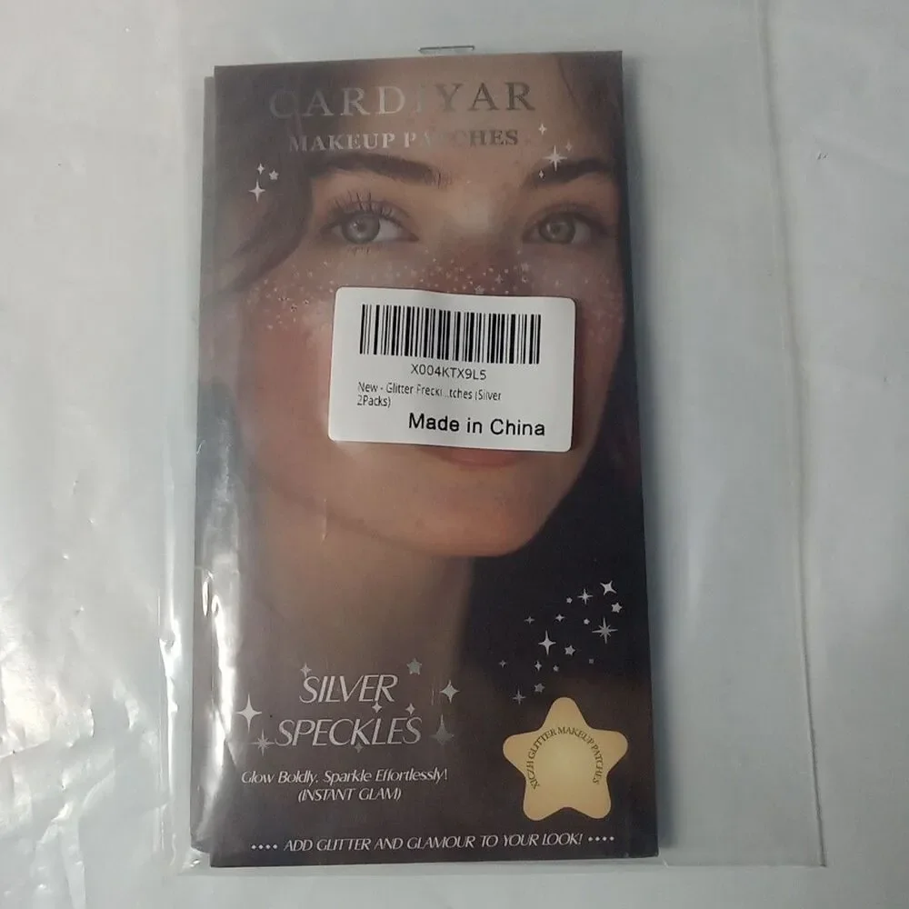 Glitter Freckles, 24PCS Glitter Freckles Face Tattoo, Sparkle Freckles for Wo...